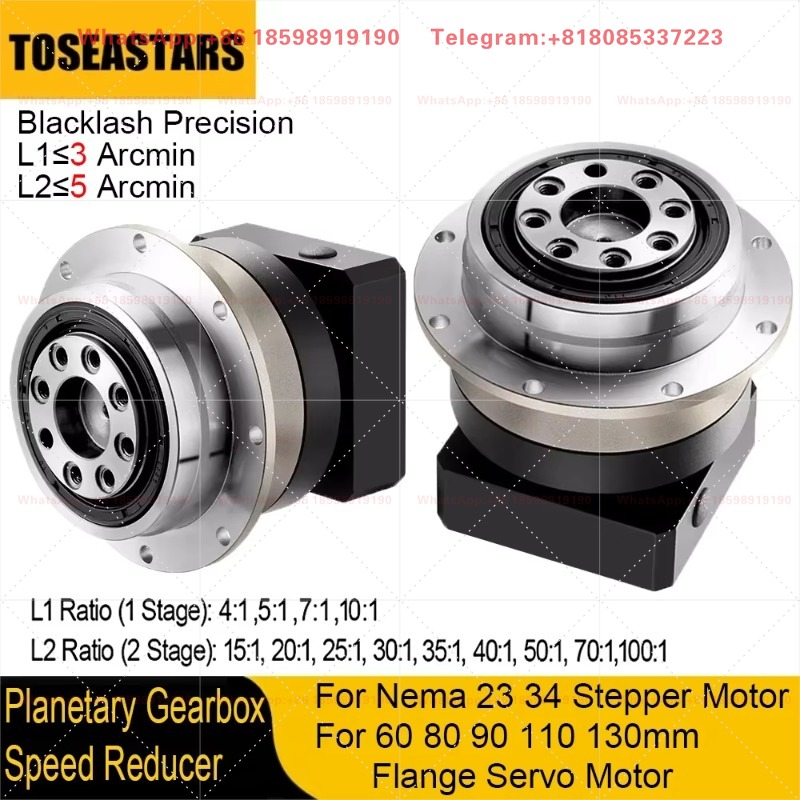 Planetary Gearbox Reducer Nema 23 34 - Redutor de engrenagem helicoidal de alta